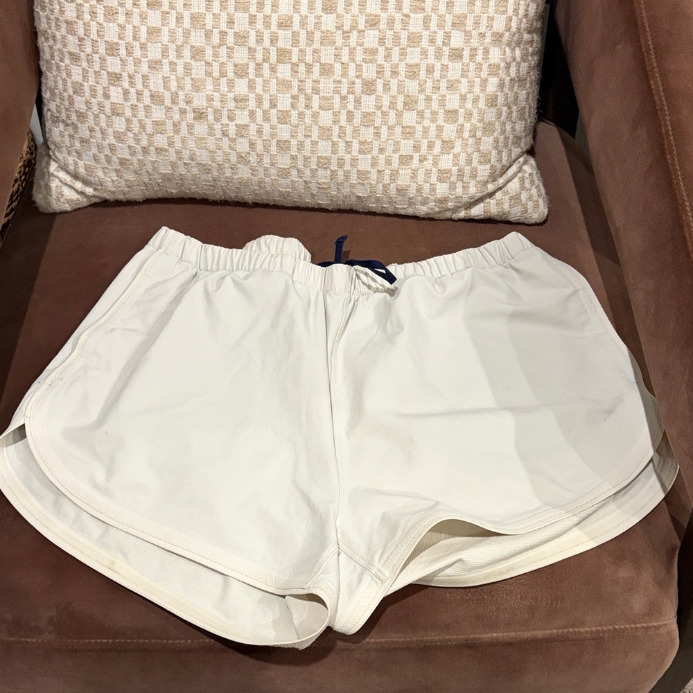 Outdoor Voices Cream/White Shorts
